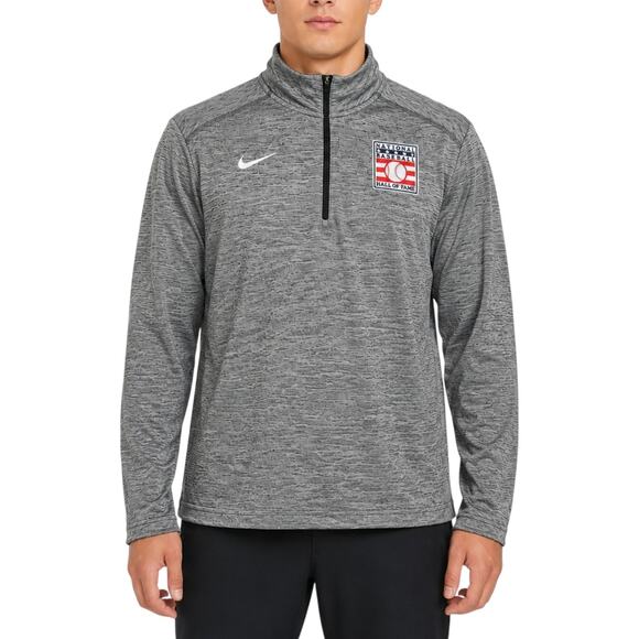 Nike Other - Nike Dri-FIT National Baseball Hall of Fame 1/4 Zip Pullover Gray Men's XL